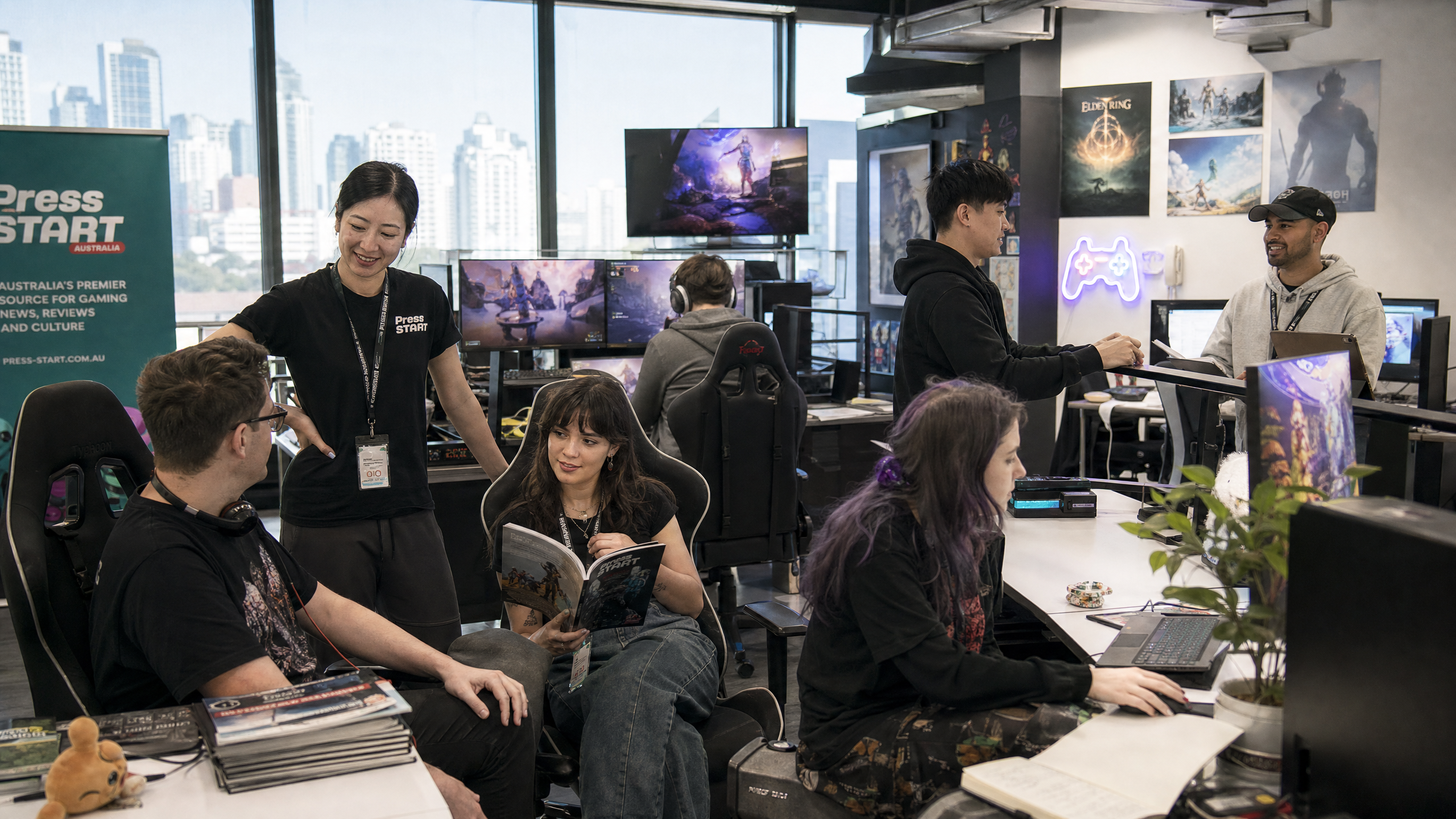 The Vortex Mission team at work